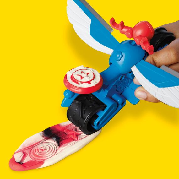 Play-Doh Marvel Captain America Action-Bike Spielset