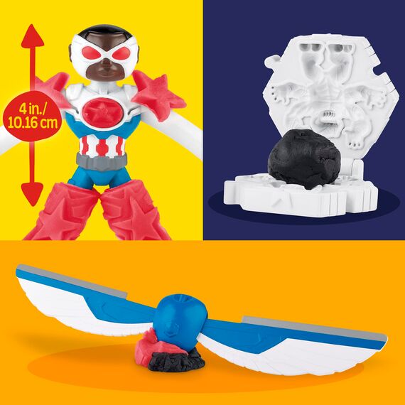 Play-Doh Marvel Captain America Action-Bike Spielset