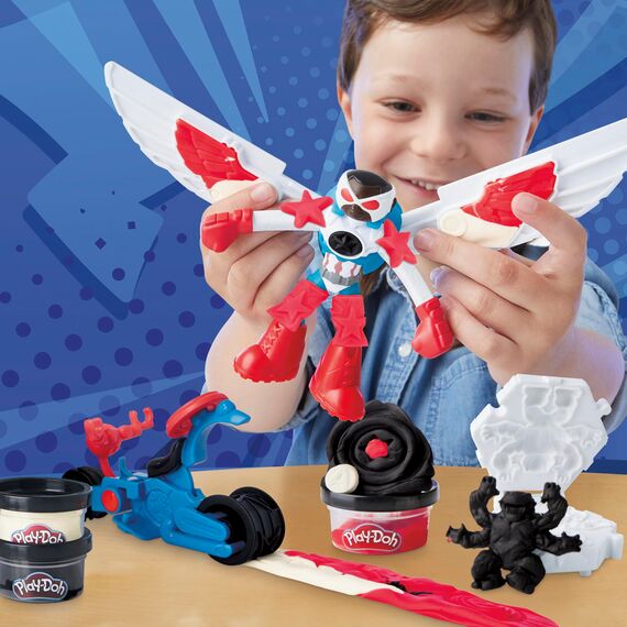 Play-Doh Marvel Captain America Action-Bike Spielset
