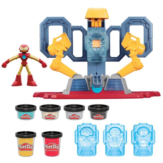 Play-Doh Marvel Iron Man Buntes Labor Spielset