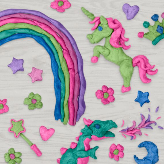 Play-Doh 6er-Pack Funkelknete, besondere Farben mit Glitzer, für mehr Kreativität und fördert die Feinmotorik, Bastel-Set perfekt als Ergänzung, kreatives für Kinder ab 3 Jahren