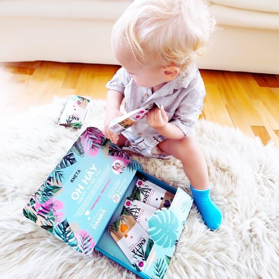 KNETÄ Vegane Spielknete (Bag Sets) I Kleinkinderknete ab 1 Jahr ungiftig (4er Set (50g))