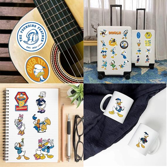 50 Stück Duck Aufkleber für Laptop, Stoßstange, Skateboard, Wasserflaschen, Computer, Telefon, Gitarre, Cartoon-Aufkleber für Kinder, Teenager und Erwachsene