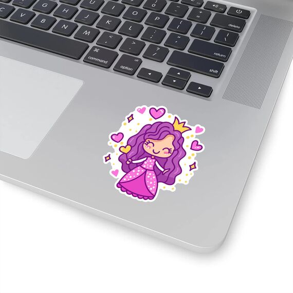 50 Stück Süße Prinzessin Aufkleber für Laptop, Stoßstange, Skateboard, Wasserflaschen, Computer, Telefon, Gitarre, Cartoon-Aufkleber für Kinder, Teenager und Erwachsene