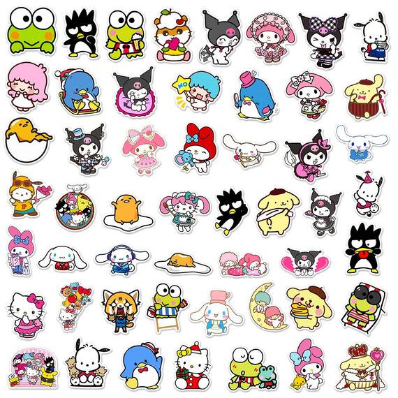 100 Stück Cute Aufkleber für Laptop, Stoßstange, Skateboard, Wasserflaschen, Computer, Telefon, Gitarre, Cartoon-Aufkleber für Kinder, Teenager und Erwachsene