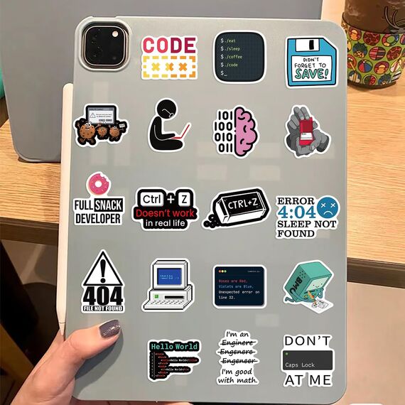 50 Stück Lustige Meme Sticker Set,Meme Aufkleber für Auto Laptop Skateboard Fahrrad Moped Motorrad Fahrrad Computer,Geeignet für Erwachsene (Programmierer)