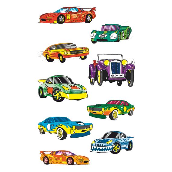AVERY Zweckform 53882 Kinder Sticker Autos 27 Aufkleber