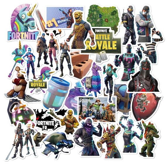 100 Game Aufkleber, Wasserfeste Vinyl Stickers für DIY Dekoration, Graffiti Style Decals für Auto Motorräder Laptop Fahrrad Skateboard Snowboard Gepäck Aufkleber MacBook iPad und mehr