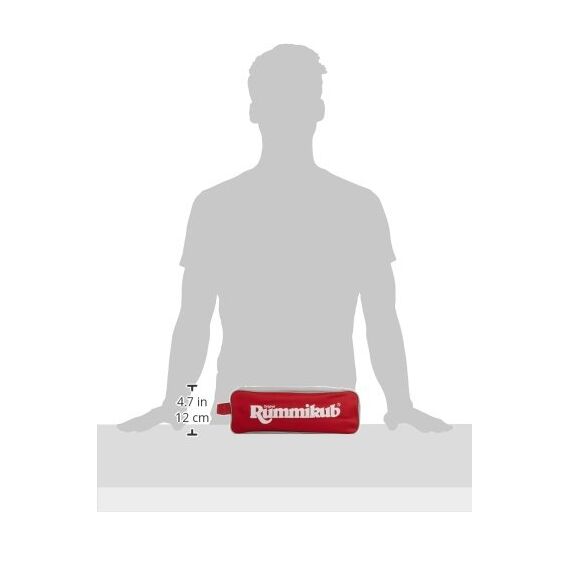 Jumbo Spiele Original Rummikub Pouch - der Spieleklassiker mit praktischer Tasche für Reisen und zum Mitnehmen. Gesellschaftsspiel für Erwachsene und Kinder ab 7 Jahren - 2 bis 4 Spieler