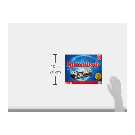 Jumbo Spiele Original Rummikub XXL - Der Klassiker unter den Gesellschaftsspielen im Großformat - für Erwachsene und Kinder ab 7 Jahren, JUM03819