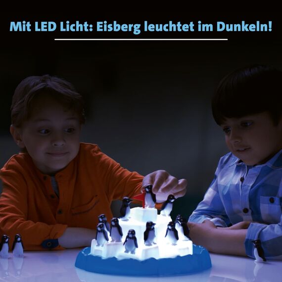 Ravensburger 21325 - Plitsch Platsch Pinguin - großer Spielspaß mit Geschicklichkeitsfaktor für Kinder und Erwachsene - Klassiker für 1 bis 5 Spieler ab 4 Jahren - Geburtstagsgeschenke