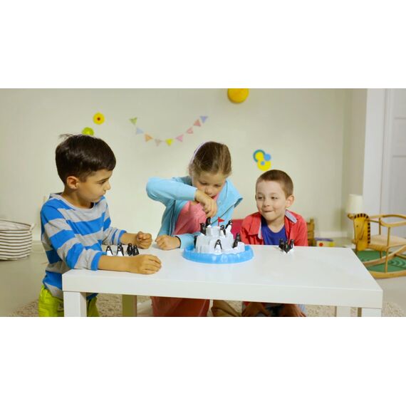Ravensburger 21325 - Plitsch Platsch Pinguin - großer Spielspaß mit Geschicklichkeitsfaktor für Kinder und Erwachsene - Klassiker für 1 bis 5 Spieler ab 4 Jahren - Geburtstagsgeschenke