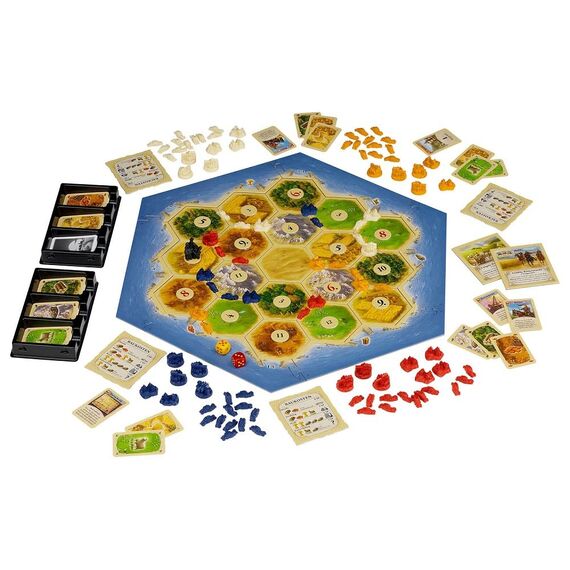 KOSMOS 682682 Catan - Das Spiel, Basisspiel Siedler von Catan, Strategiespiel für 3-4 Personen ab 10 Jahren, Brettspiel-Klassiker, Familienspiel, Gesellschaftsspiel