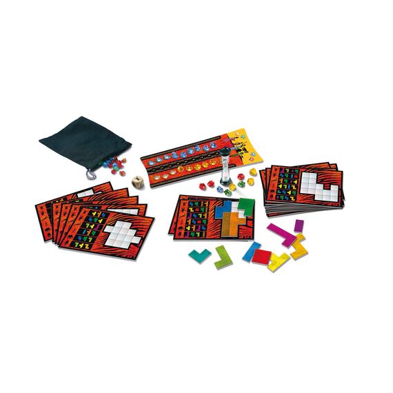 Kosmos 692339 - Ubongo, Das wilde Legespiel, Brettspiel-Klassiker für 1-4 Spieler ab 8 Jahren, Edition 2015