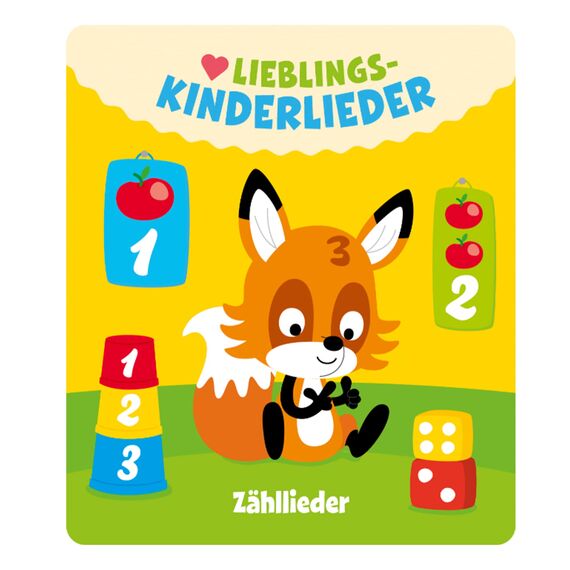 tonies Hörfiguren für Toniebox, 21 Lieblings-Kinderlieder – Zähllieder (neu eingespielt), Kinderlieder ab 3 Jahren, Spielzeit ca. 52 Minuten