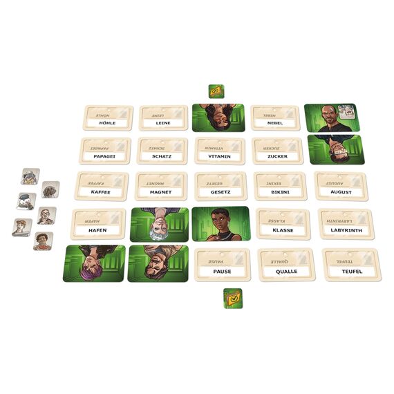 Czech Games Edition CGE Codenames Duett - Kommunikatives Partyspiel mit hohem Wiederspielwert - Spiele-Klassiker als Kooperatives Ratespiel - Deutsch - 2 Spieler - Ab 11 Jahren