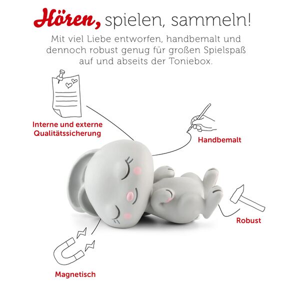 tonies Hörfiguren für Toniebox, Schlummerbande – Klassik zum Einschlafen – Träum schön, Kleiner Schlummerhase, Schlaflieder für Kinder ab 3 Jahren, Spielzeit ca. 90 Minuten