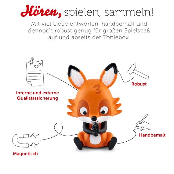 tonies Hörfiguren für Toniebox, 21 Lieblings-Kinderlieder – Zähllieder (neu eingespielt), Kinderlieder ab 3 Jahren, Spielzeit ca. 52 Minuten