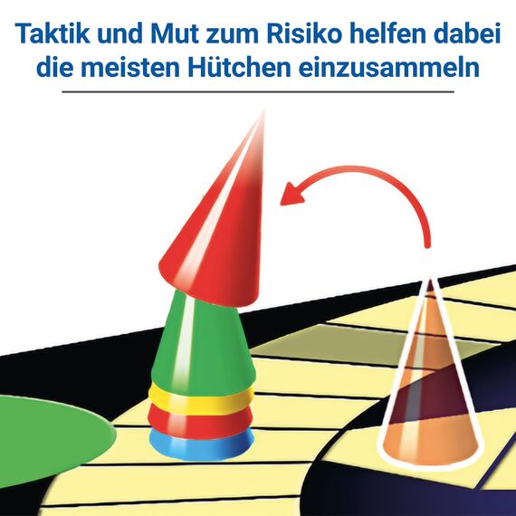 Ravensburger 26736 - Fang den Hut - Hütchenspiel für 2-6 Spieler, Familienspiel ab 6 Jahren, Ravensburger Klassiker