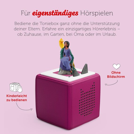 tonies Hörfiguren für Toniebox, Disney Wish, Original-Hörspiel zum Film, für Kinder ab 4 Jahren, Spielzeit ca. 79 Minuten