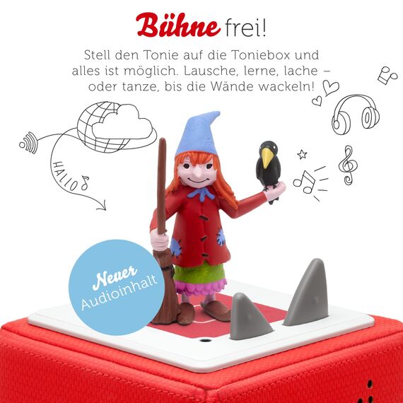 tonies Hörfiguren für Toniebox, Die kleine Hexe, Hörspiel des Kinderbuch-Klassikers von Otfried Preußler, für Kinder ab 5 Jahren, Spielzeit ca. 117 Minuten