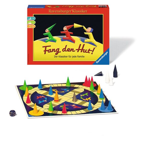 Ravensburger Spiele 26737 - Das Original Malefiz®-Spiel & Spiele 26736 - Fang den Hut!®