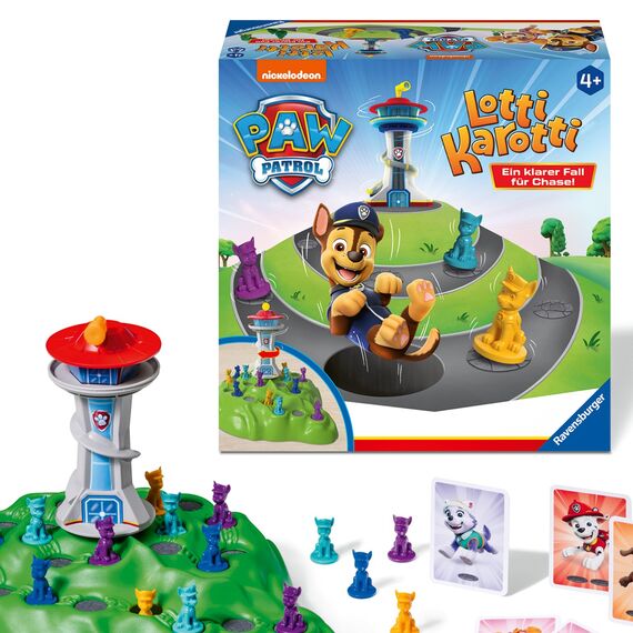 Ravensburger 22372 - PAW Patrol Lotti Karotti, Spiele-Klassiker mit den Serienhelden aus PAW Patrol, für 2 bis 4 Kinder ab 4 Jahren - Geburtstagsgeschenke