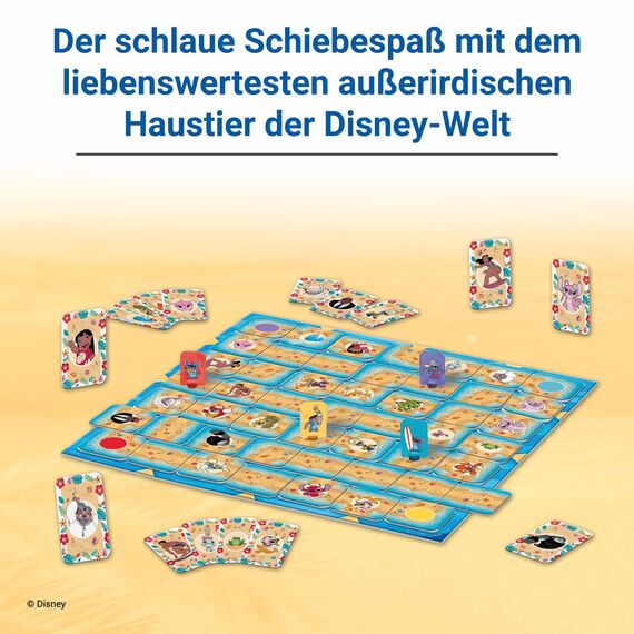 Ravensburger 24943 - Stitch Labyrinth - Der Spieleklassiker für 2-4 Spieler ab 7 Jahren mit dem liebenswertesten außerirdischen Haustier der Disney-Welt