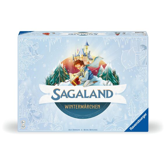 Ravensburger 22460 - Sagaland Wintermärchen - Brettspiel für Kinder und Erwachsene, 2-6 Spieler, Merkspiel Klassiker ab 6 Jahren