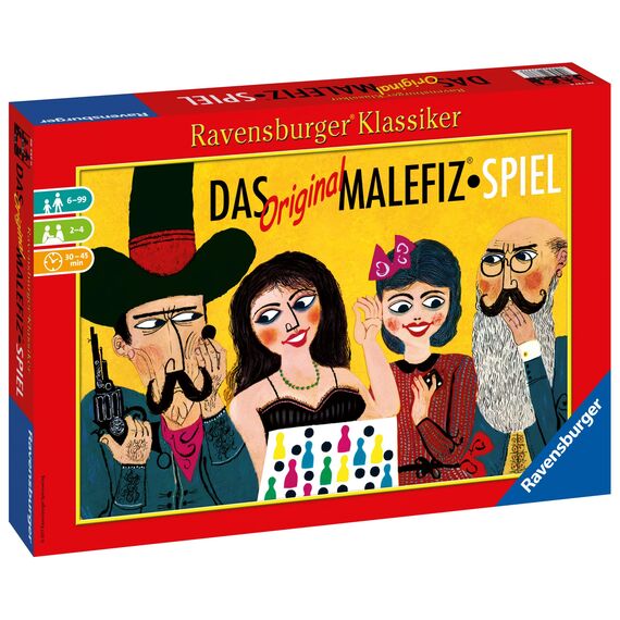 Ravensburger 26737 - Das Original Malefiz Spiel - Familienspiel für 2-4 Spieler, Ravensburger Klassiker ab 6 Jahren