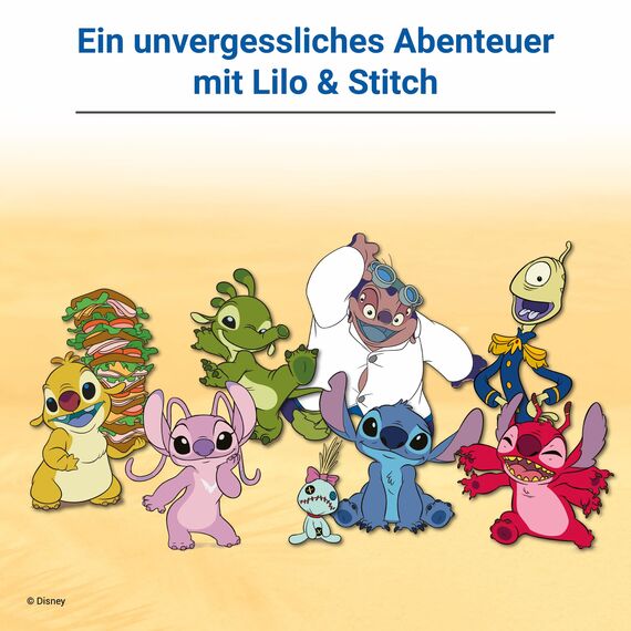 Ravensburger 24943 - Stitch Labyrinth - Der Spieleklassiker für 2-4 Spieler ab 7 Jahren mit dem liebenswertesten außerirdischen Haustier der Disney-Welt