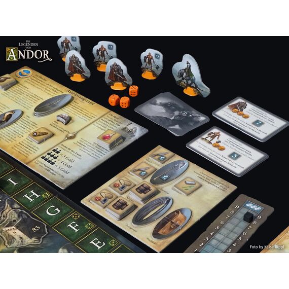 Kosmos 694074 Die Legenden von Andor - Die Bonus-Box. Mehr Legenden und Bonus-Material für das Grundspiel, Fantasy-Brettspiel ab 10 Jahren