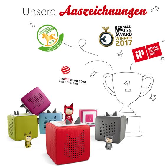 tonies Hörfiguren für Toniebox, 21 Lieblings-Kinderlieder – Zähllieder (neu eingespielt), Kinderlieder ab 3 Jahren, Spielzeit ca. 52 Minuten
