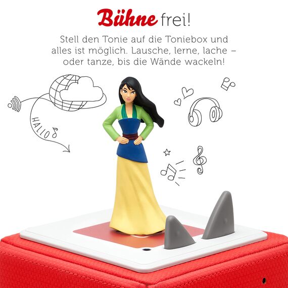 tonies Hörfiguren für Toniebox, Disney – Mulan, Original-Hörspiel zum Film, Hörspiel für Kinder ab 4 Jahren, Spielzeit ca. 55 Minuten