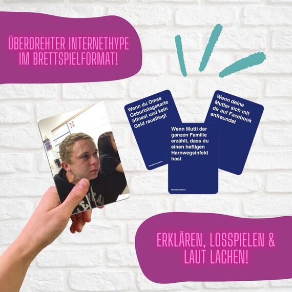 HUCH! | What Do You Meme Deutsch | Kartenspiele für Erwachsene | Partyspiele ab 18 | Meme Spiel | Kartenspiel & Gesellschaftsspiele | Deutsche Ausgabe | Ab 3 Spielern ab 18 Jahren