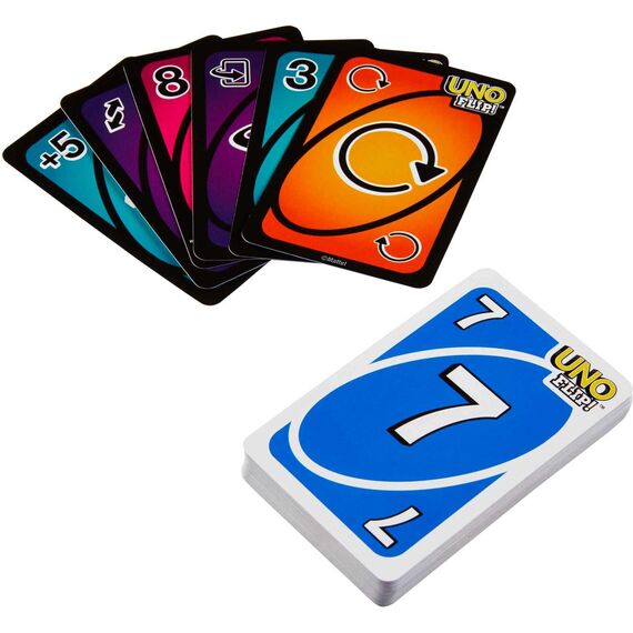 Mattel Games UNO Flip in robuster Metalldose - Das Klassische Kartenspiel mit neuem Twist, für die ganze Familie und Kinder ab 7 Jahren, GDG37