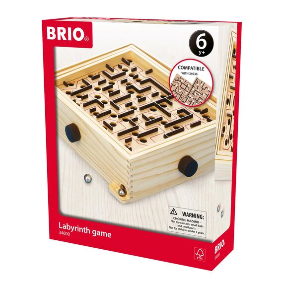 BRIO 34000 Labyrinth - Der schwedische Geschicklichkeits-Klassiker - Für Kinder ab 6 Jahren