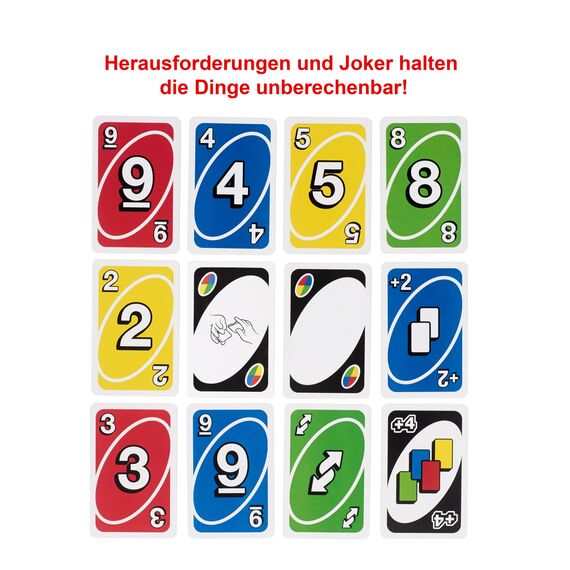 Mattel Games UNO-Kartenspiel, mit 112 Karten in hochwertiger Metallbox, exklusive Sammlerdose, Gesellschaftsspiel, Spielzeug ab 7 Jahren, HGB63