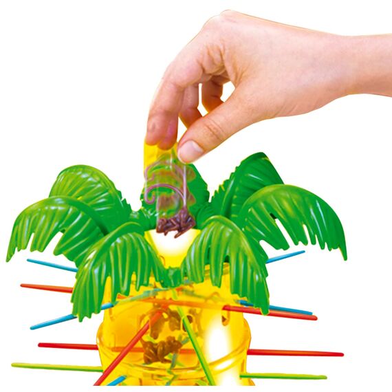 Mattel Games SOS Affenalarm Spiel, Würfelspiel für die Familie, Kinderspiele, Verpackung kann variieren, für 2-4 Spieler, ab 5 Jahre, 52563