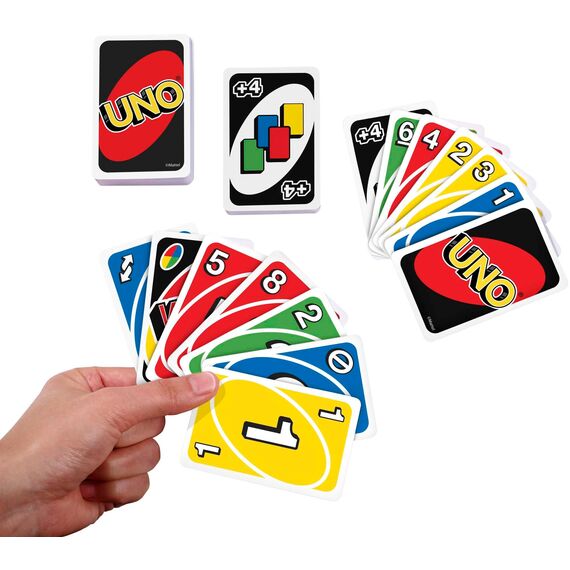 Mattel Games UNO-Kartenspiel, mit 112 Karten in hochwertiger Metallbox, exklusive Sammlerdose, Gesellschaftsspiel, Spielzeug ab 7 Jahren, HGB63