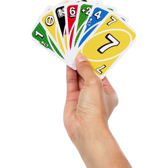 Mattel Games UNO Teams Kartenspiele für Kinder, Erwachsene und Familienabende, Partys und Reisen mit Sonderregeln für das Spielen in Zweierteams, JDM40