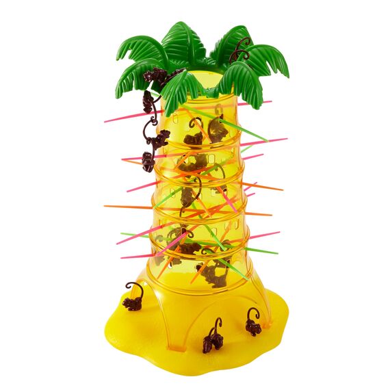 Mattel Games SOS Affenalarm Spiel, Würfelspiel für die Familie, Kinderspiele, Verpackung kann variieren, für 2-4 Spieler, ab 5 Jahre, 52563