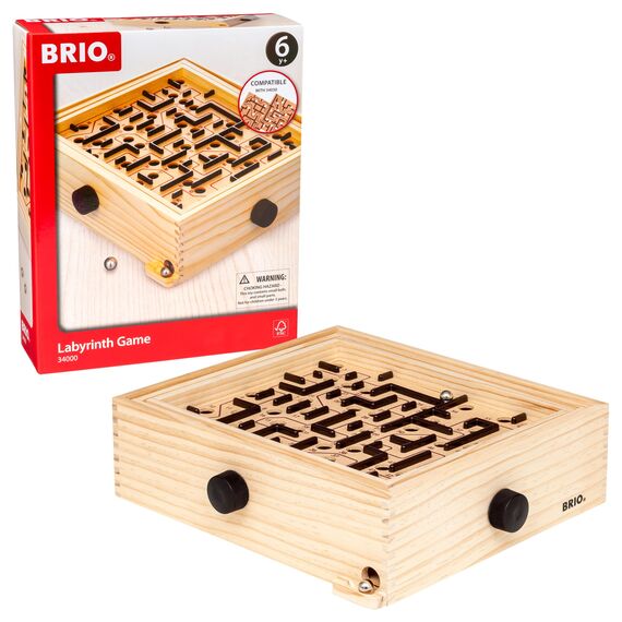 BRIO 34000 Labyrinth - Der schwedische Geschicklichkeits-Klassiker - Für Kinder ab 6 Jahren