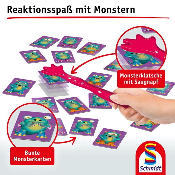 Schmidt Spiele 40557 Monsterjäger, Aktionsspiel, bunt