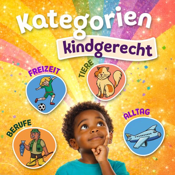 ZENAGAME Pantomime Spiel Kinder - Familien Spiele - Scharade Spiel Kinder - Kartenspiele für Familie, Junior, Erwachsene - Gesellschaftsspiel - Kartenspiel ab 4 Jahren