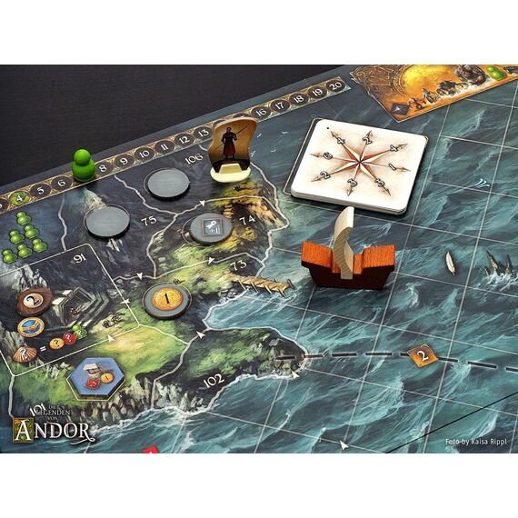 Kosmos 692346 Die Legenden von Andor - Teil II Die Reise in den Norden, Die große Erweiterung für den Fantasy-Klassiker Die Legenden von Andor, ab 10 Jahren