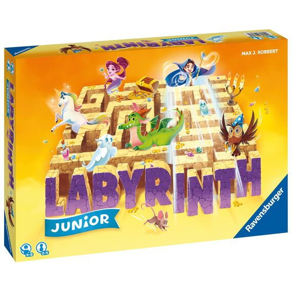 Ravensburger Kinderspiel 20847 - Junior Labyrinth - Familienklassiker für die Kleinen, Spiel für Kinder ab 4 Jahren - Gesellschaftspiel geeignet für 2-4 Spieler, Junior-Ausgabe
