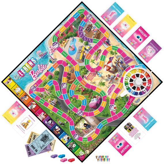 Das Spiel des Lebens: Barbie Edition Brettspiel - Deutsche Fassung