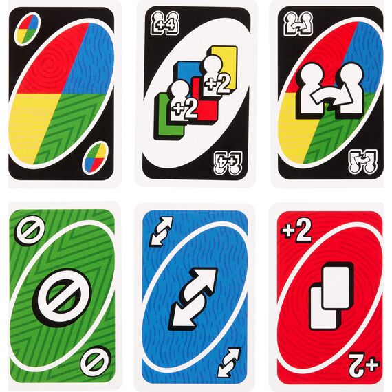 Mattel Games UNO Teams Kartenspiele für Kinder, Erwachsene und Familienabende, Partys und Reisen mit Sonderregeln für das Spielen in Zweierteams, JDM40