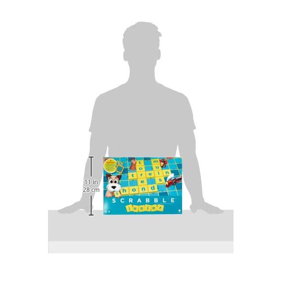 Mattel Games Y9671 - Scrabble Junior(Dutch) Woordspel voor Kinder 5 jaar en ouder